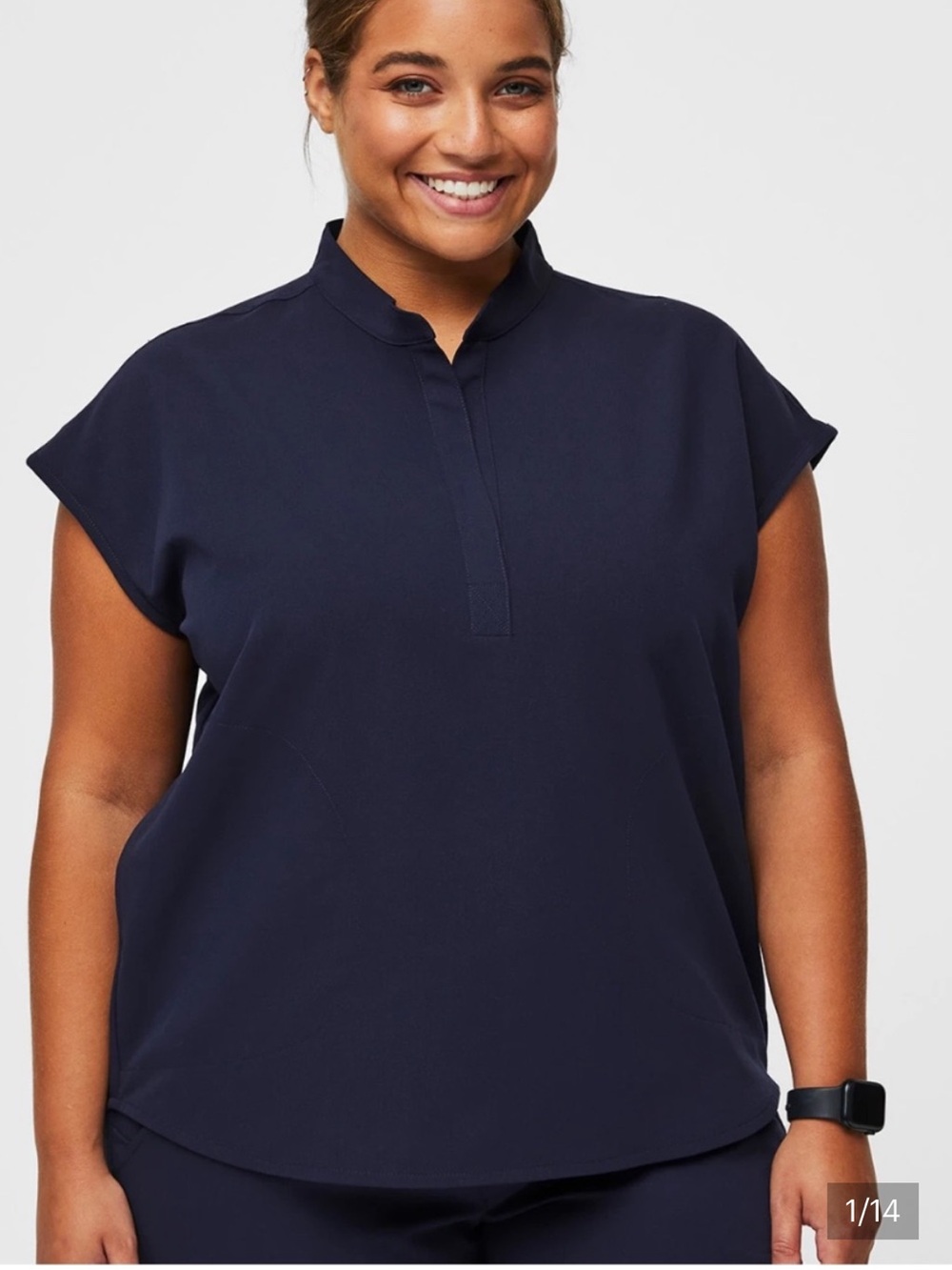 New Figs Rafaela Oversized Scrub Top